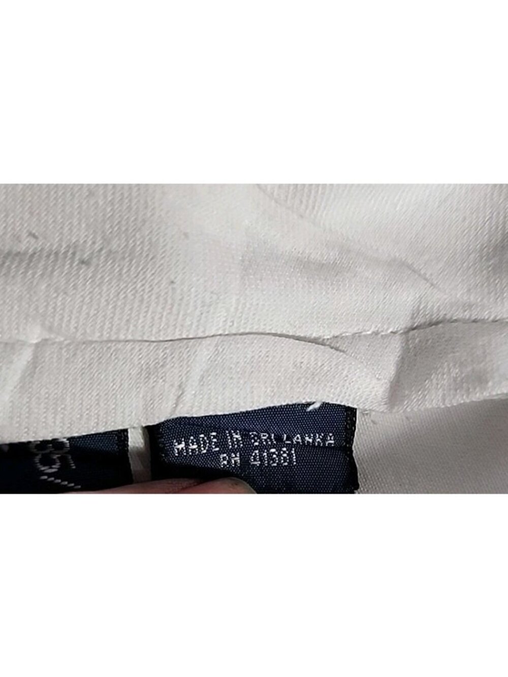 Polo Ralph Lauren Classic Fit White Chino Pants Men’s 35x30 Cotton Dry Cleaned - Picture 13 of 13